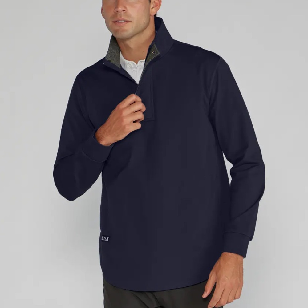BYLT Basics Elite+Fairway Drop-Cut Pullover NWT